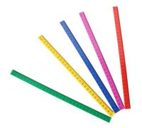 DOITOOL Regla Magnética De Plástico Multifunción 29 Cm, 5 Piezas Colores Surtidos, Medición Práctica para Estudiantes y Uso Escolar