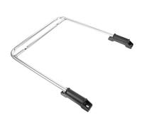 DOITOOL Reposapiés De Oficina De Acero Inoxidable 37 Cm Base Extensible Accesorio Giratorio para Silla Ergonómica Escritorio y Trabajo