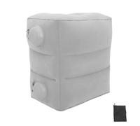 DOITOOL Reposapiés Inflable para Viajes - Cojín Inflable para vuelos, hogar y Oficina - Reposapiés Ajustable, Esencial para Viajes en avión