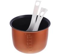 DOITOOL Revestimiento Interior Antiadherente Fácil de Limpiar y Distribución Uniforme del Calor Varios estilos de 1.2l en Aleación de Aluminio para Olla Arrocera para Varios estilos