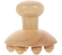 DOITOOL Rodillo de Masaje Guasha de Madera para Masaje Corporal, Masajeador Manual Multifunción para Puntos de Acupuntura, Ligero y Compacto para Uso en Casa, Adecuado para Espalda