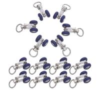 DOITOOL Rodillos Deslizadores para Riel de Cortina de Techo, 20 Piezas, Acero Inoxidable, Silenciosos y Resistentes, Compatibles Ventanas y Cortinas Pesadas, Uso en Interiores y