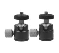 DOITOOL Rótula de Cámara de Aleación de Aluminio Mini 1/4 360° Rotación para Trípode, Soporte Estable para Proyectores y Cámaras, Accesorios Versátiles de Fotografía