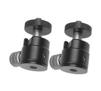 DOITOOL Rótula Esférica para Trípode de Cámara 1/4 Aleación de Aluminio Mini 360° Rotación Soporte para Proyector Adaptable Uso Fotográfico Portátil en Exteriores Azul Metálico