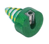 DOITOOL Sacapuntas de Lápices con Forma de Árbol de Navidad Sacapuntas de Madera Portátiles y Divertidos Diseño Festivo para Relleno de Bolsas de Sorpresas y Material Escolar Navideño