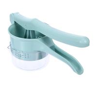 DOITOOL Secadora de Verduras y Frutas Manual Multifuncional, Prensa de Plástico Hogar con Depósito para Jugo, Eliminador de Agua para Cocina Doméstica (color Aleatorio)