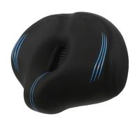 DOITOOL Sillín de Bicicleta sin Nariz Extra Ancho y Acolchado 12 Pulgadas | Pu, Plástico y Metal, Diseño Ergonómico, para Cruiser y Montaña, Uso en Trayectos y Ejercicio
