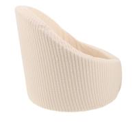 DOITOOL Sofá para Fotografía Infantil Redondo para Recién Nacidos, Mini Sofá de Color Claro para Sesión de Fotos de Bebés, Accesorios para Sesiones de Fotos de Bebés, Cómodo y