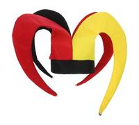 DOITOOL Sombrero de Bufón de Fieltro para Fiesta y Estilo Aficionado, Máximo Comodidad y Diseño Divertido para Adultos en Celebraciones y Disfraces