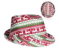 DOITOOL Sombrero de Carnaval Decorativo de Navidad para Fiesta y Espectáculo, Hecho de Tela Cómodo Que Proporciona Calor, Estilo Divertido para Invierno y Eventos Festivos