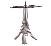 DOITOOL Soporte Colgante para Copas de Vino de Hierro Forma de Torre Eiffel Escurridor de Copas Invertido Vintage para Hogar Bar y Restaurante Color Aleatorio Color