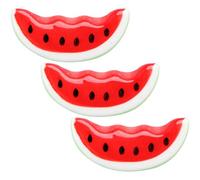 DOITOOL Soporte de Cerámica para Palillos y Cubiertos Diseño de Sandía, Set de 3 Piezas Pequeño y Decorativo para Cocina y Comedor, Reposacucharas Funcional para Hogar