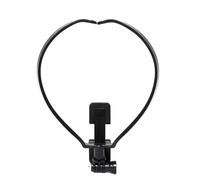 DOITOOL Soporte de Cuello para Teléfonos Estabilizador de Grabación Accesorio Compatible con Gopro y Smartphones Diseño Colgante Negro para y Vídeos