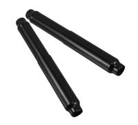 DOITOOL Soporte de Resorte para Rollo de Papel Higiénico 2 Piezas Varilla de Repuesto de Acero Inoxidable Negra Recubrimiento Cromado Compatible Mayoría de Portarrollos para Baño