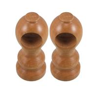 DOITOOL Soporte para Barra de Cortina de Madera Sólida Resistente para Cortinas Pesadas y Estores Romanos Soporte de Pared y Techo para Decoración y Múltiples Estilos de Ventana