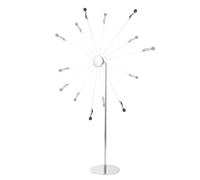 DOITOOL Soporte para Fotos de Escritorio Clips Planos, Estructura de Hierro en Forma de Rueda de 14 Cabezas, Color Plateado, Decoración Creativa para Oficina, Dormitorio y Sala de Estar