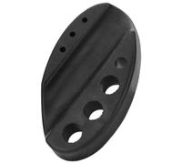 DOITOOL Soporte para Taza de Pigmentos de Silicona Negro 7 Agujeros Ovalados, Expositor Práctico para Tintas y Suministros de Tatuajes Profesional, Accesorio Adecuado para Estudio y Uso