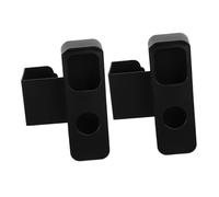 DOITOOL Soporte para Timbre con Vídeo Blink sin Taladrar Antirrobo Resistente Lluvia 2 Piezas Negras Accesorio para Hogar y Apartamento Instalación Adhesiva Fácil y Segura