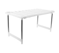 DOITOOL Soporte Telescópico para Microondas y Horno de Cocina, Estante Extensible de Acero Inoxidable y Plástico, Organizador Ajustable para Encimera, Soporte para Electrodomésticos