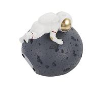 DOITOOL Sujetalibros Astronauta de Resina para Oficina y Estantes Soporte Decorativo de Libros Organizador de Escritorio para y