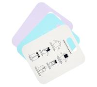 DOITOOL Tabla para Doblar Ropa 3 Piezas Colores, Herramienta para Doblar Camisetas y Camisas, Plegadora de Prendas Doméstica Ligera y Resistente para Lavandería y Viaje