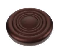 DOITOOL Taburete Pequeño con Ruedas Taburetes De Salón Bajo Taburete con Ruedas Girar Lanzadores Redondo Taburete para Taburete Rodante Pequeño Heces Asiento Marrón Acero Inoxidable