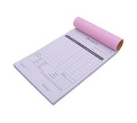 DOITOOL Talonario de Recibos de Facturas en Inglés, Formato 2 Partes, 100 Páginas por Libro, Papel Resistente para Registros Financieros, Bloc de Pedidos Comerciales para Pequeñas