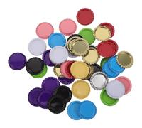 DOITOOL Tapas de Botellas Planas de Metal para Manualidades sin Junta Interior, Diseño Único y Fácil Creación de Joyas para Scrapbooking y Colgantes