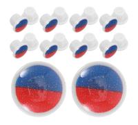 DOITOOL Tapas de Botones para Manija de Grifo de 67 MM Indicador de Agua Caliente y Fría Etiquetas Roja y Azul 20 Unidades Accesorios para Grifería de Baño y Cocina Señal de