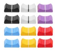 DOITOOL Tapas de Fader para de Sonido, Pack de 12, Material Plástico Duradero, Uso en Controladores de Guitarra y Mesas de Mezcla