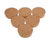 DOITOOL Tapones de Corcho para Jarrón Hidropónico 6 Piezas, Sellado Hermético, Diseño y Redondeado, 64,5 X 20 X 58 Mm, Accesorios para Terrarios y Macetas de Vidrio en Interior