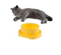 DOITOOL Tazón Circular Antipulgón para Mascotas, Plástico Grueso, Tamaño Pequeño, Adecuado para Perros Miniatura y Gatos Domésticos, Uso Diario para Cachorros y Gatos