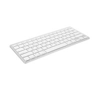 DOITOOL Teclado Inalámbrico Hebreo de Plástico Silencioso Teclado de Membrana Portátil para Computadora y Escenario de Oficina