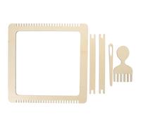 DOITOOL Telar de Madera para Tejer Tapices Plástico Resistente, Herramienta Sencilla Adecuado Manualidades Creativas Hogar