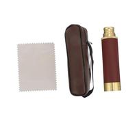 DOITOOL Telescopio Monocular Pirata Retro 25x30, Prismas Bak4, Diseño Elástico, Bolsa de Cuero, Adecuado para Viaje y Actividades al Aire Libre