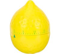 DOITOOL Temporizador Mecánico de Cocina Cuenta Regresiva de 60 Minutos en Forma de Limón Herramienta de Gestión Pilas Temporizador Portátil para Hornear y Uso Doméstico