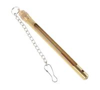 DOITOOL Termómetro para Agua de Pesca Mosca, Exterior y Flotante, de Cobre Dorado, Ligero y Resistente para Estanques y Uso al Aire Libre