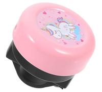 DOITOOL Timbre de Bicicleta Sonido Fuerte y Claro, Accesorio de Ciclismo para Manillar de 22 Mm, Diseño de Dibujos Animados Rosa Pequeño Caballo, Compatible Bicicletas Infantiles