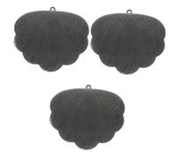 DOITOOL Toalla De Baño Perezoso Depurador De Bañera Montado En La Pared Depurador De Espalda Con Ventosa Masajeador De Cuerpo De Hombre Gris Tpe 3 Uds