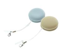 DOITOOL Toallitas Limpiadoras de Gafas y Pantalla de Computadora Esponja Doble Cara en Forma de Macarrón para Eliminar Manchas, Pack de 2 Unidades Cierre
