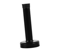 DOITOOL Tope De Puerta Anticolisión Tope De Puerta con Soporte Protector Topes De Puerta De Pared Manejar Cerrar Muro La Puerta Se Detiene Cochera Alarma Tapones Bar Acero Inoxidable Black