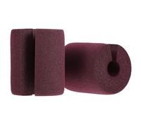 DOITOOL Tope de Puerta Cilíndrico Antipellizcos 2 Piezas Bloqueador de Puerta Antideslizante Color Marrón Accesorio de Seguridad para Protección Infantil el Hogar