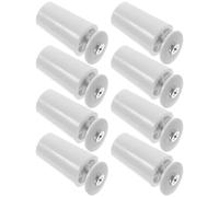 DOITOOL Tope para Persianas Enrollables 8 Piezas Blanco, Accesorios de Recambio de Plástico y Aleación de Aluminio, Kit de Reparación para Ventanas, Compatible Persianas Correa o