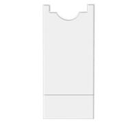 DOITOOL Tope Transparente para Sofá y Cama Acrílico Separador de Pared para Muebles Protección contra Incendios Accesorio Antideslizante para Hogar 1 Unidad