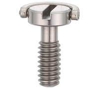 DOITOOL Tornillo de Acero Inoxidable para Placa de Montaje de trípode con Anilla en D - Tornillo de liberación rápida de 1/4" para cámara fotográfica con Montura ranurada
