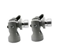 DOITOOL Trípode Ajustable De Aleación De Aluminio para Nivel Rotatorio, Soporte para Medición De Ángulos, Paquete De 2 Piezas, Uso Profesional En Obra, Color Metálico