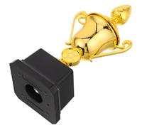 DOITOOL Trofeo de Fútbol de Plástico Dorado Ligero Niñas, Premio Escolar para Competiciones Deportivas, Copa de Recuerdo para Eventos y Actividades al Aire Libre