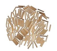 DOITOOL Tubo de Cobre para Bisutería 30 MM 200 Piezas Cuentas Espaciadoras para Pulseras y Collares Accesorio DIY para Manualidades Acabado Pulido Compatible Kit de Joyería