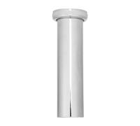 DOITOOL Tubo de Desagüe del Lavabo del Baño Cordal de Lavabo de Latón Plata Tubular Brida Instalación Flexible para Baño