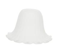 DOITOOL Tulip Glass Lampshade Post Globe Light Cover Bell Lampshade Glass Lamp Cover Candelabro Shade Glass Candle Holder Clear Candle Holder Hogar 1Pc